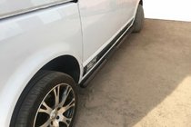 Volkswagen T5 2010-2015 Barres Latérales Black (2 pcs, inox) photo 7