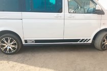 Volkswagen T6 2015-2024 Barres Latérales Black (2 pcs, inox) photo 10