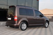 Volkswagen Caddy 2004-2010 Barres Latérales BB001 Noir (2 pcs, Inox) photo 7