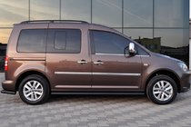 Volkswagen Caddy 2004-2010 Barres Latérales BB001 Noir (2 pcs, Inox) photo 9