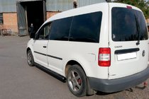 Volkswagen Caddy 2015-2020 Barres Latérales BB001 Noir (2 pcs, Inox) photo 4