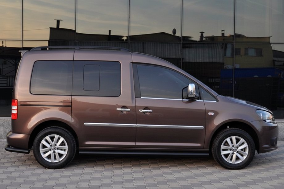Volkswagen Caddy 2020- Barres Latérales BB001 Noir (2 pcs, Inox) d60, Base Standard Photo 10