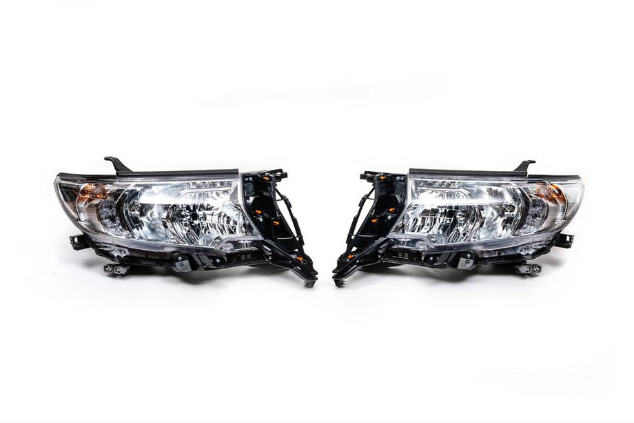 Toyota Land Cruiser Prado 150 2009-2023 Phares avant à réflecteur Original (2017+, 2 pcs) Kit complet (2 pcs) Photo 2