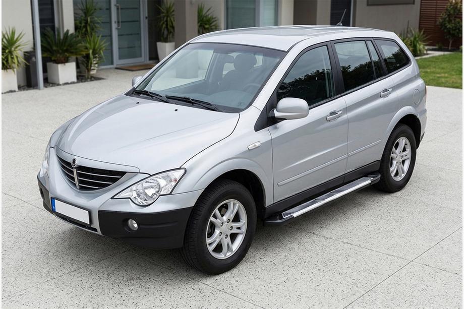 SsangYong Action 2005-2018 Marchepieds Latéraux Line (2 pcs, Aluminium) Image
