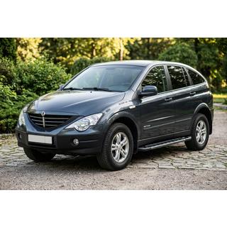Marchepieds Latéraux RedLine Black (2 pcs, Aluminium) SsangYong Action 2005-2018 photo 1