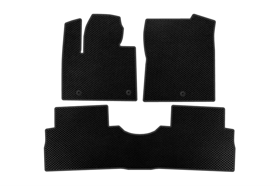 Hyundai Santa Fe 4 2018-2023 Tapis de sol EVA (2 Rangées, Noir) Image