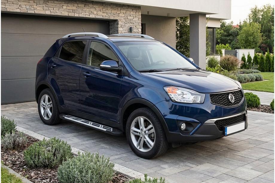 SsangYong Korando 2010-2019 Marchepieds Latéraux Sunrise (2 pcs, Aluminium) Image