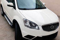 SsangYong Korando 2010-2019 Marchepieds Latéraux Line (2 pcs, Aluminium) photo 1