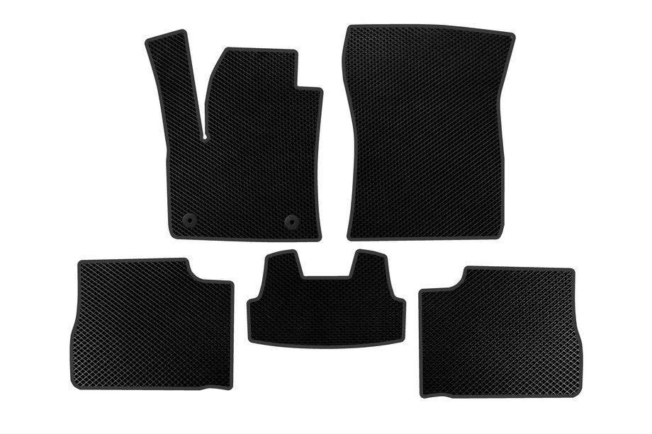 Peugeot 2008 2019- Tapis de sol EVA V2 (2023-, Électrique, Noir) Image