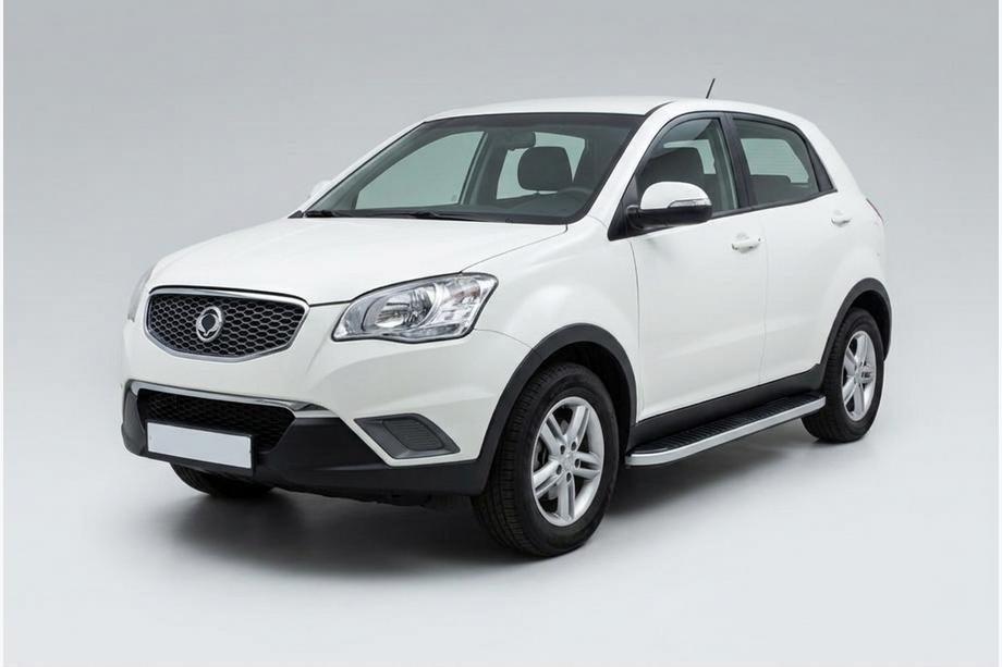 SsangYong Korando 2010-2019 Marchepieds Latéraux Tayga Grey (2 pcs, Aluminium) Image