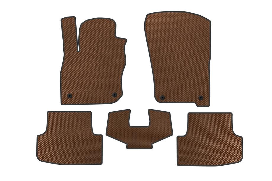 Audi A3 2020- Tapis de sol EVA (Berline, marron) Image