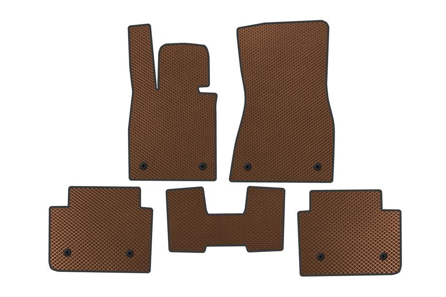 BMW 5/i5 Series G60/G60E/G61 2023- Tapis de sol EVA (pour i5 G60E, marron) Image