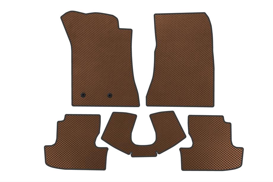 Ford Mustang 2015-2023 Tapis de sol EVA V2 (Marron) Image