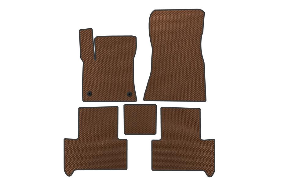 Mercedes EQB 2021- Tapis de sol EVA (Marron) Image