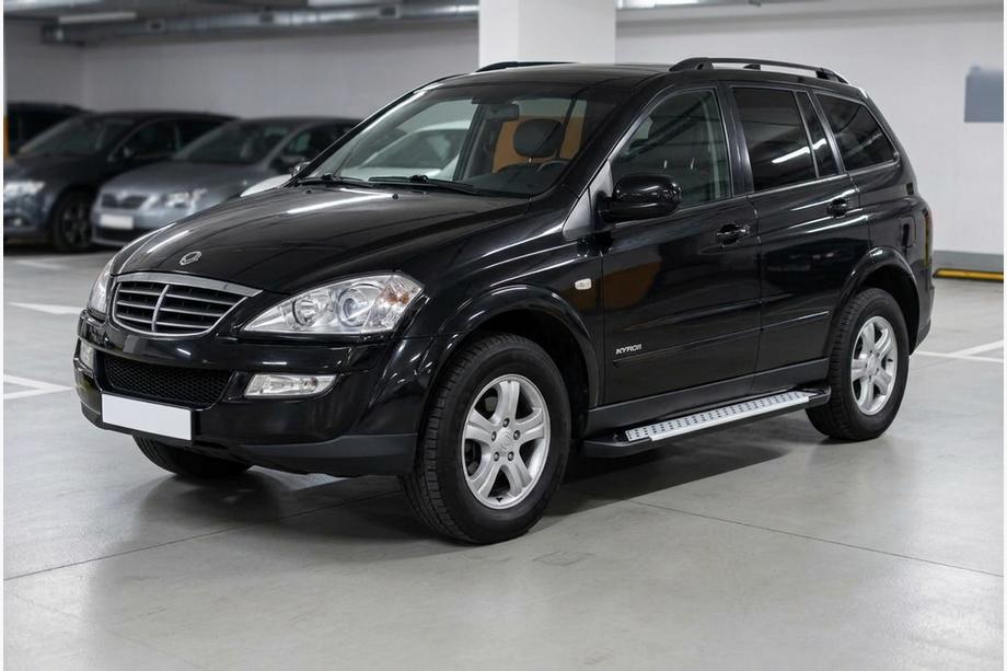 SsangYong Kyron 2005-2014 Marchepieds latéraux Allmond Grey (2 pcs, aluminium) Image