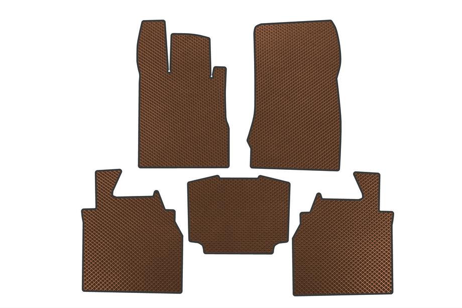 Mercedes S-class W220 1998-2005 Tapis de sol EVA (Long, Marron) Image