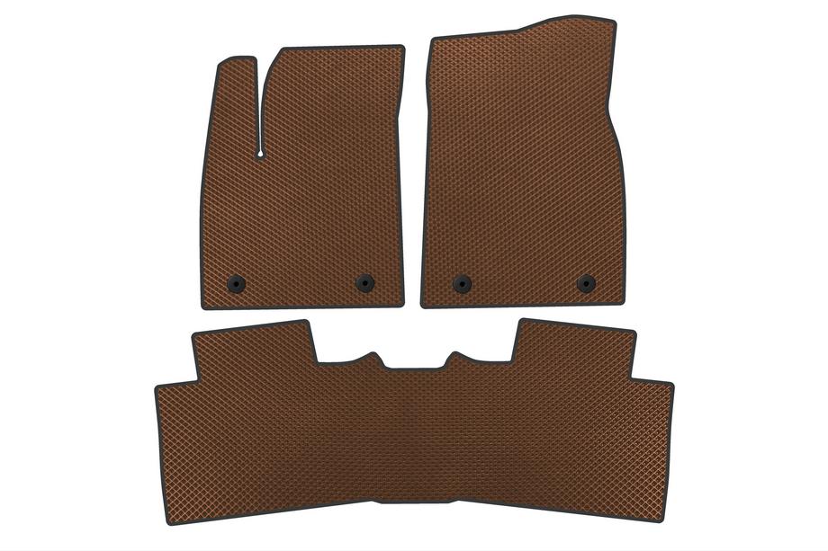 MG HS 2024- ans. Tapis de sol EVA (Hybrid, Marron) Image