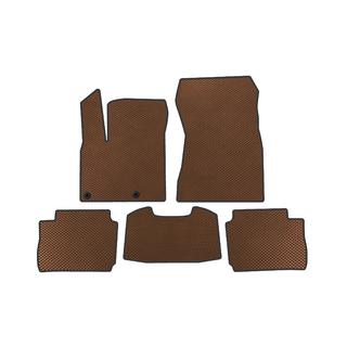 Tapis de sol EVA (Électrique, Marron) Nissan Qashqai 2021-