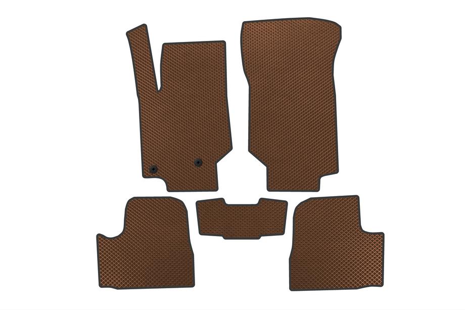 Peugeot 208 2019- Tapis de sol EVA (Essence, Marron) Photo 1