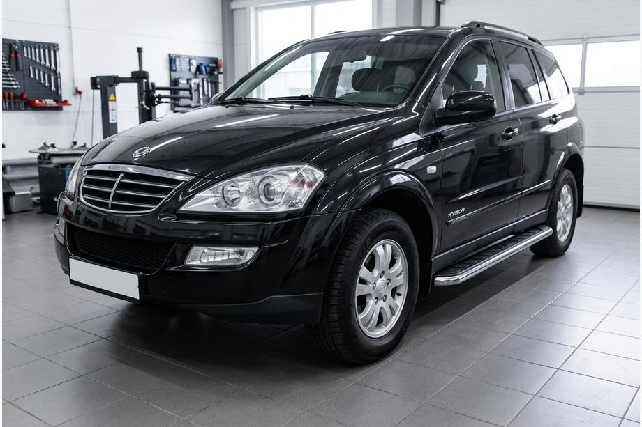 SsangYong Kyron 2005-2014 Marchepieds Latéraux Maydos V1 (2 pcs, Aluminium & Inox) Image