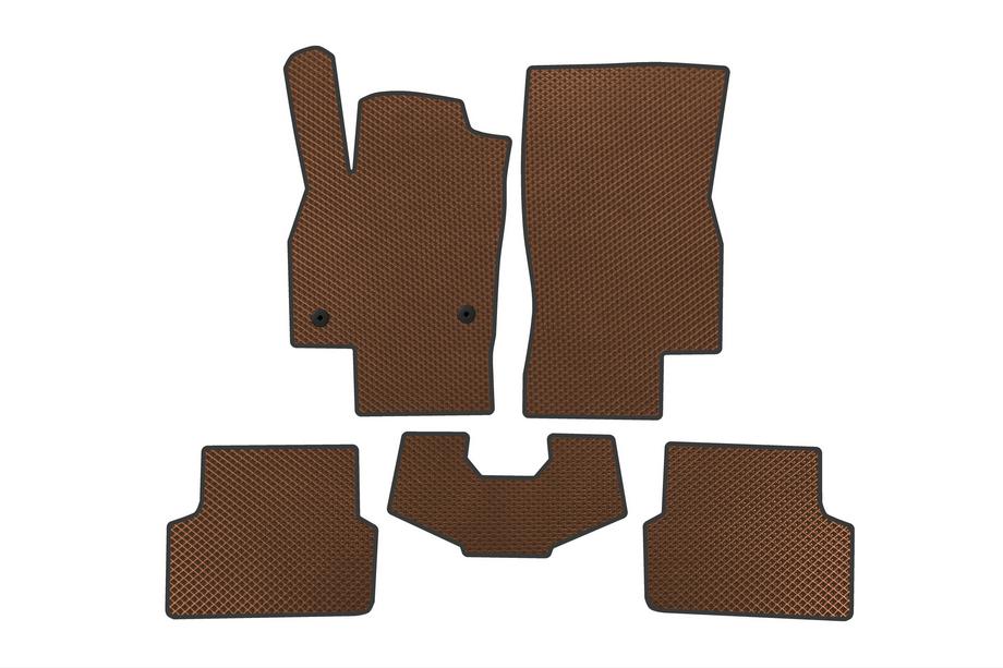 Skoda Fabia 2021– Tapis de sol EVA (Hayon, Marron) Image