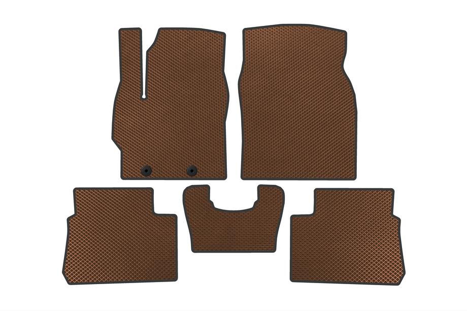 Toyota Yaris/Yaris Cross (XP210) 2020- Tapis de sol EVA (Hybrid, Marron) Image