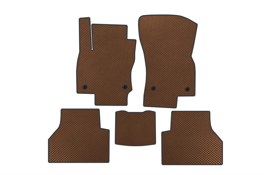 Volkswagen Caddy 2020- Tapis de sol EVA (Marron) Image