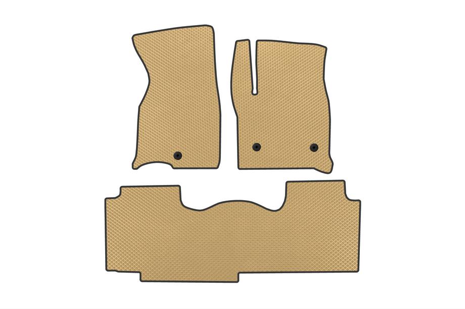 Chevrolet Tahoe 2020- Tapis de sol EVA (2 Rangées, Beige) Image
