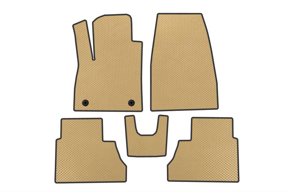 Ford Courier 2023- Tapis de sol EVA (Beige) Image
