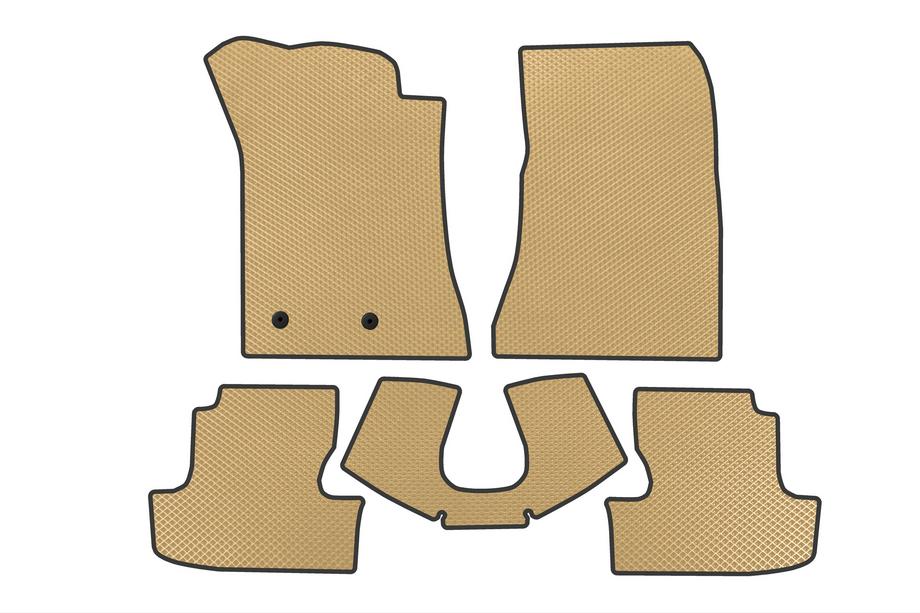 Ford Mustang 2015-2023 Tapis de sol EVA V2 (Beige) Image
