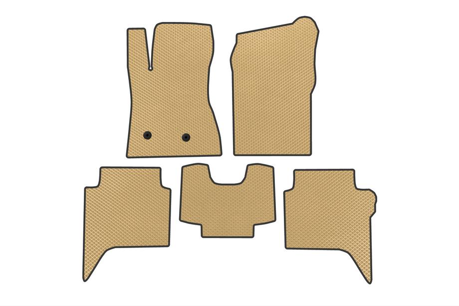 Ford Ranger 2022- Tapis de sol EVA (Beige) Image