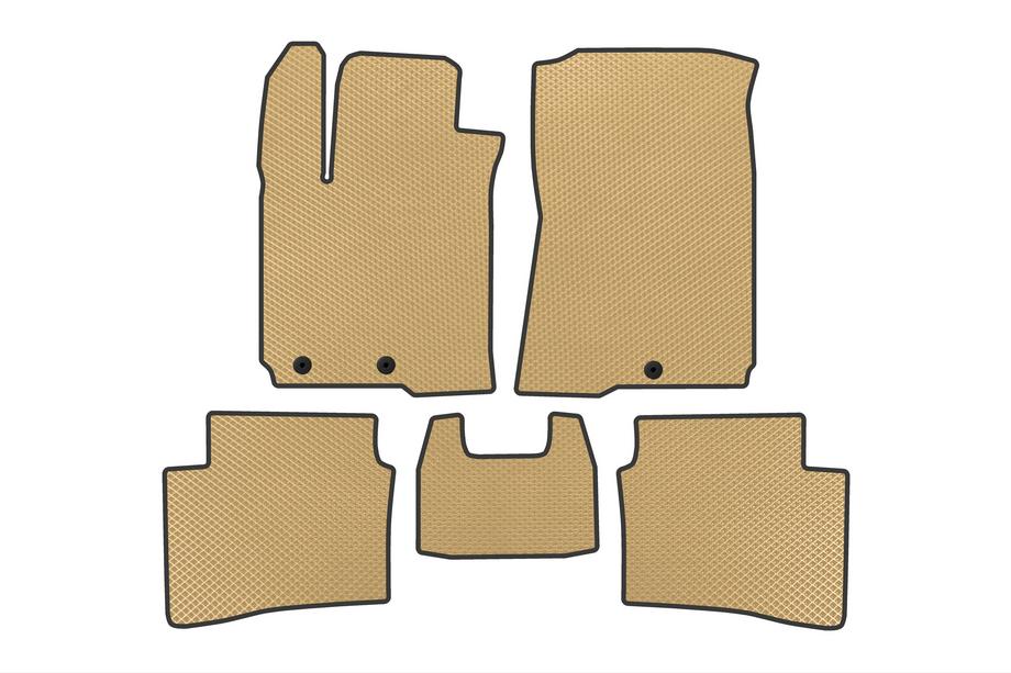 Hyundai I-20 2014-2020 Tapis de sol EVA (Beige) Image