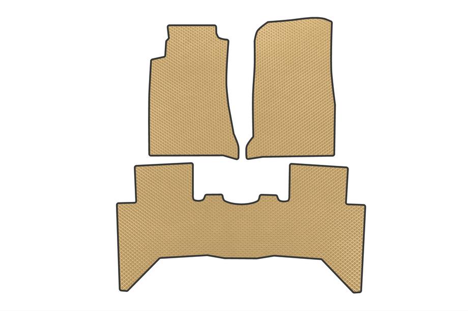 Isuzu D-Max 2011-2019 Tapis de sol EVA (Beige) Image