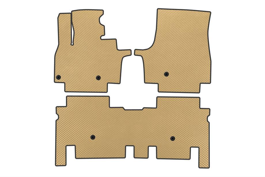 KIA EV9 Tapis de sol EVA (2 Rangées, Beige) Image