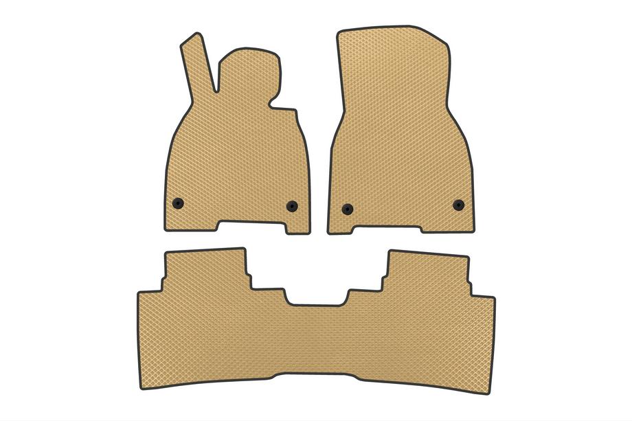 Mercedes EQS 2021- Tapis de sol EVA (Beige) Image
