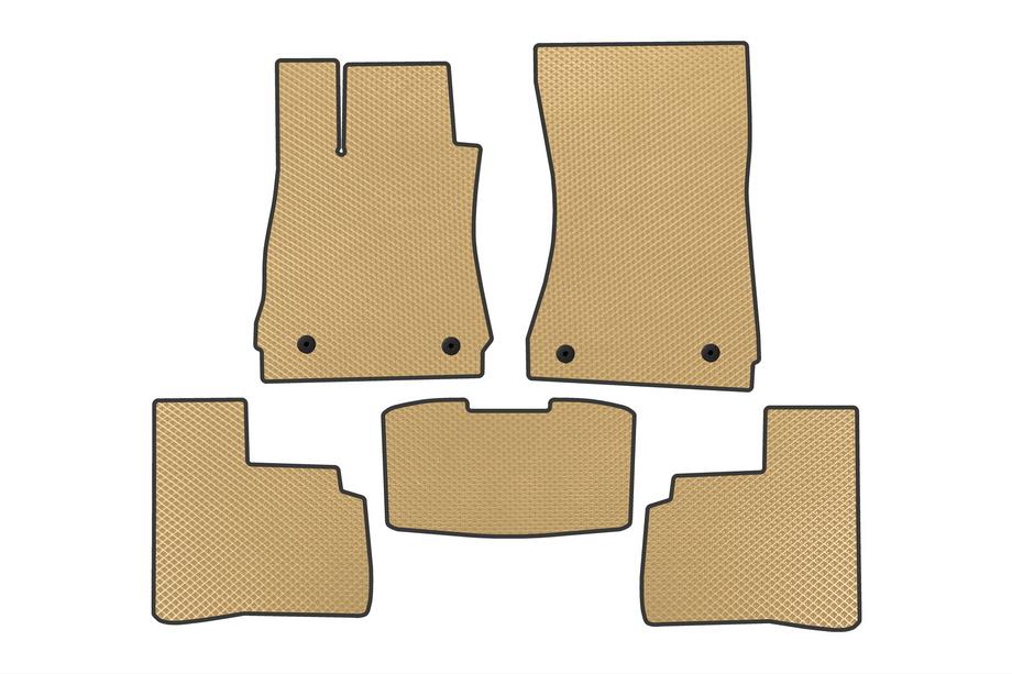 Mercedes S-class W221 2005-2013 Tapis de sol EVA (Short, Beige) Image