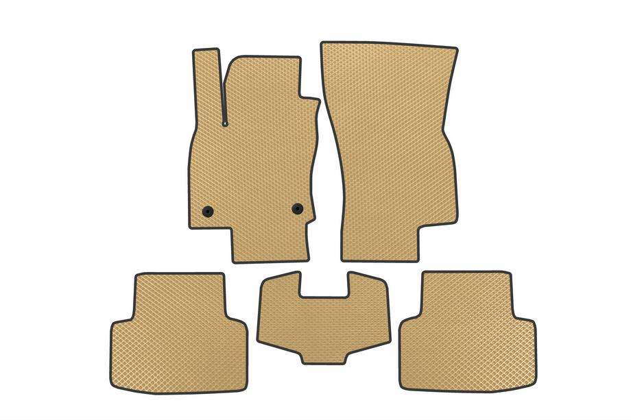 Volkswagen Taos/Tharu 2018–2024 Tapis de sol EVA (Beige) Image