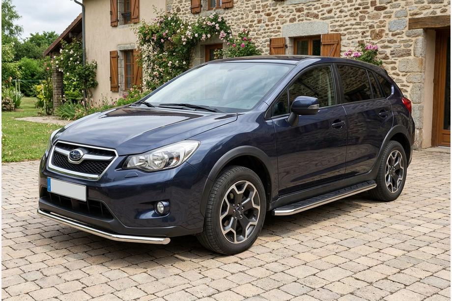 Subaru XV 2011-2017 Marchepieds Latéraux Maydos V1 (2 pcs, Aluminium & Inox) Image