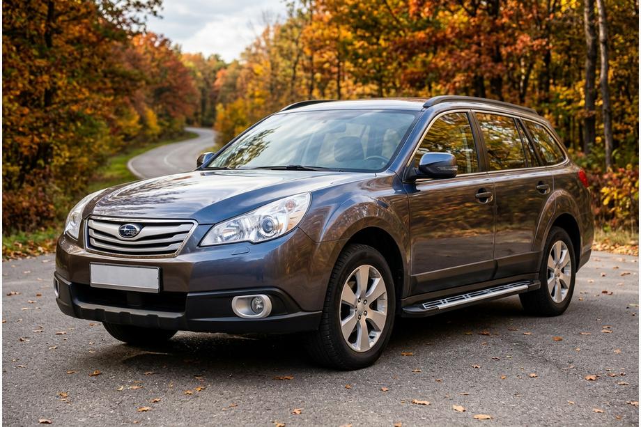 Subaru Outback 2009-2014 Marchepieds Latéraux Sunrise (2 pcs, Aluminium) Image