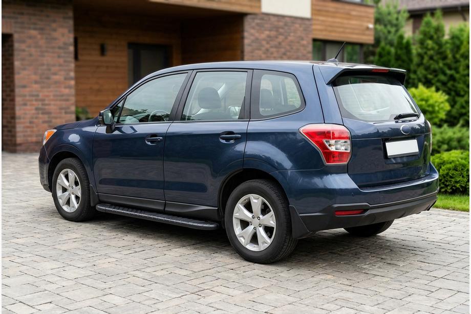 Subaru Forester 2013-2018 Marchepieds Latéraux Bosphorus Black (2 pcs, Aluminium) Image