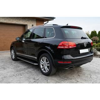 Marchepieds Latéraux Maydos V1 (2 pcs, Aluminium & Inox) Volkswagen Touareg 2010-2018 photo 1