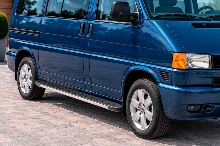 Volkswagen T4 Caravelle/Multivan 1990–2003 Marchepieds Latéraux Duru (2 pcs, Aluminium) Image