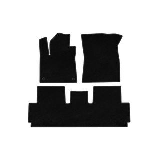 Tapis de sol textiles Classic (pour Grand, 2 rangées, Noir) Citroen C-4 Picasso 2013–2022 photo 1