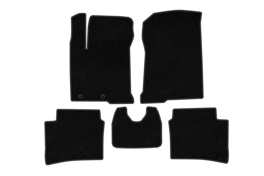 Hyundai Bayon 2021- Tapis de sol textile Classic (Noir) Photo 1