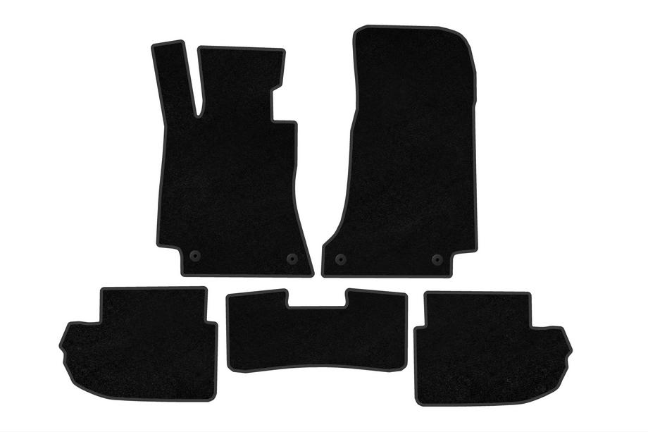 Mercedes E-class coupe C238 2016-2024 Tapis de sol textile Classic (2021-2024, noir) Photo 1
