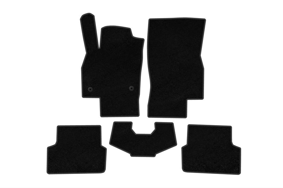 Skoda Fabia 2021– Tapis de sol textile Classic (HB, noir) Photo 1