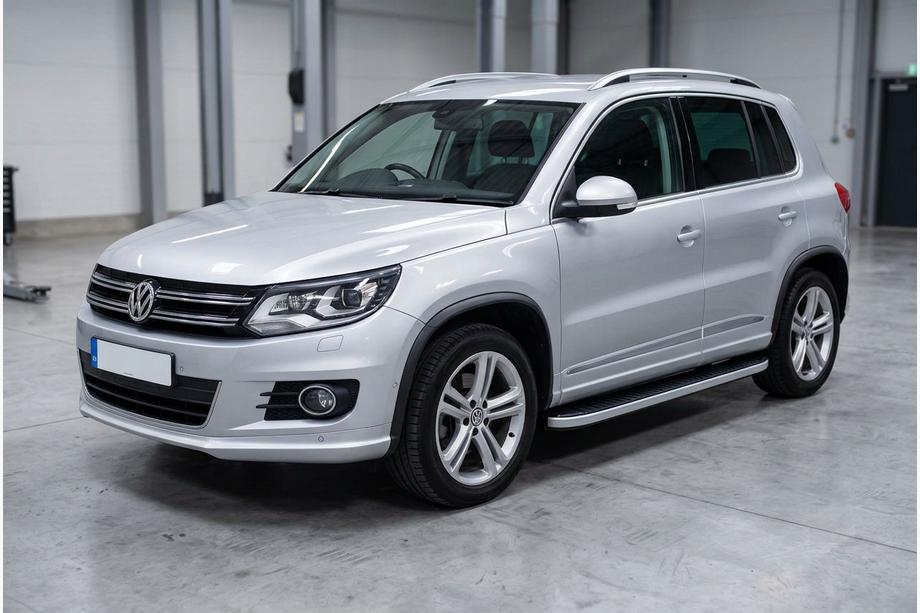 Volkswagen Tiguan 2007-2016 Marchepieds Latéraux Tayga Grey (2 pcs, Aluminium) Image