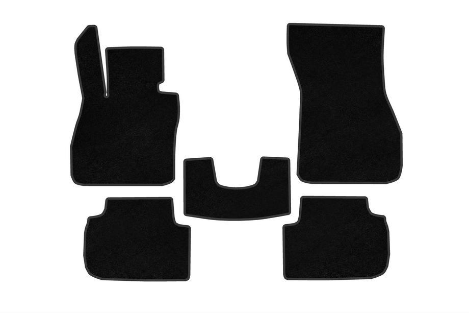 BMW 2 Series Gran Coupe F44 2020-2024 Tapis de sol textile Premium (Pour F44, noir) Image