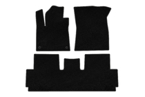 Citroen C-4 Picasso 2013–2022 Tapis de sol textiles Premium (pour Grand, 2 rangées, Noir) photo 1