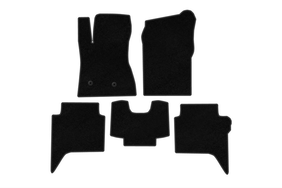 Ford Ranger 2022- Tapis de sol textile Premium (Noir) Image